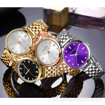Relógio feminino da moda de luxo da marca MINI FOCUS